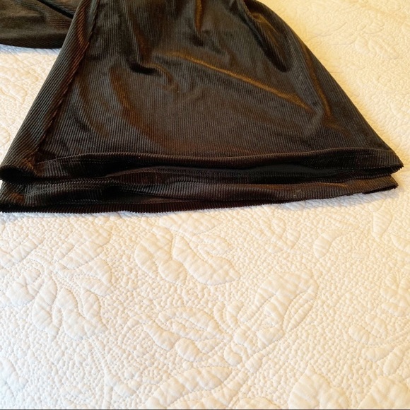 Band of Gypsies Ribbed Flare Black Pants - M - Picture 11 of 13